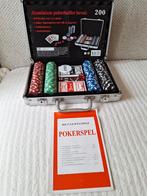Pokerset in aluminium koffer - 200 fiches, Hobby en Vrije tijd, Gezelschapsspellen | Overige, Vijf spelers of meer, Ophalen of Verzenden