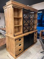 VOORRAAD LEEGVERKOOP BUFFETKAST MANGO CHEFMEUBEL 1095 LAATST, Huis en Inrichting, Kasten | Buffetkasten, Overige houtsoorten, Met deur(en)