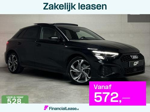 Audi A3 Sportback 40 TFSI e Black Edition S-line Pano Sfeer, Auto's, Audi, Bedrijf, Lease, Financial lease, A3, ABS, Achteruitrijcamera