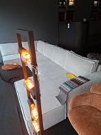 U bank ribbenstof voorraad, Ophalen of Verzenden, Zo goed als nieuw, Vierpersoons of meer, Stof