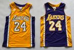 2015 Adidas Kobe Bryant LA Lakers uit + thuis jersey. Mt 128, Kinderen en Baby's, Kinderkleding | Maat 128, Jongen of Meisje, Ophalen of Verzenden