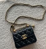 Cc bag | Cc tas | Wallet on chain clutch | CC, Ophalen, Zo goed als nieuw, Zwart, Schoudertasje