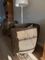 Rieten stoelen, Huis en Inrichting, Stoelen, Ophalen, Gebruikt, Twee, Bruin