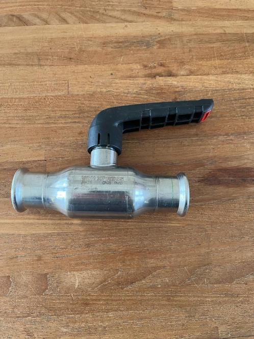 VSH DN 25 RVS persmof kogel afsluiter , kogel kraan . 28x28, Doe-het-zelf en Verbouw, Buizen en Afvoer, Rvs, Minder dan 2 meter