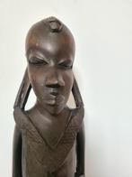 Massief  ebbenhout vrouw, Antiek en Kunst, Ophalen