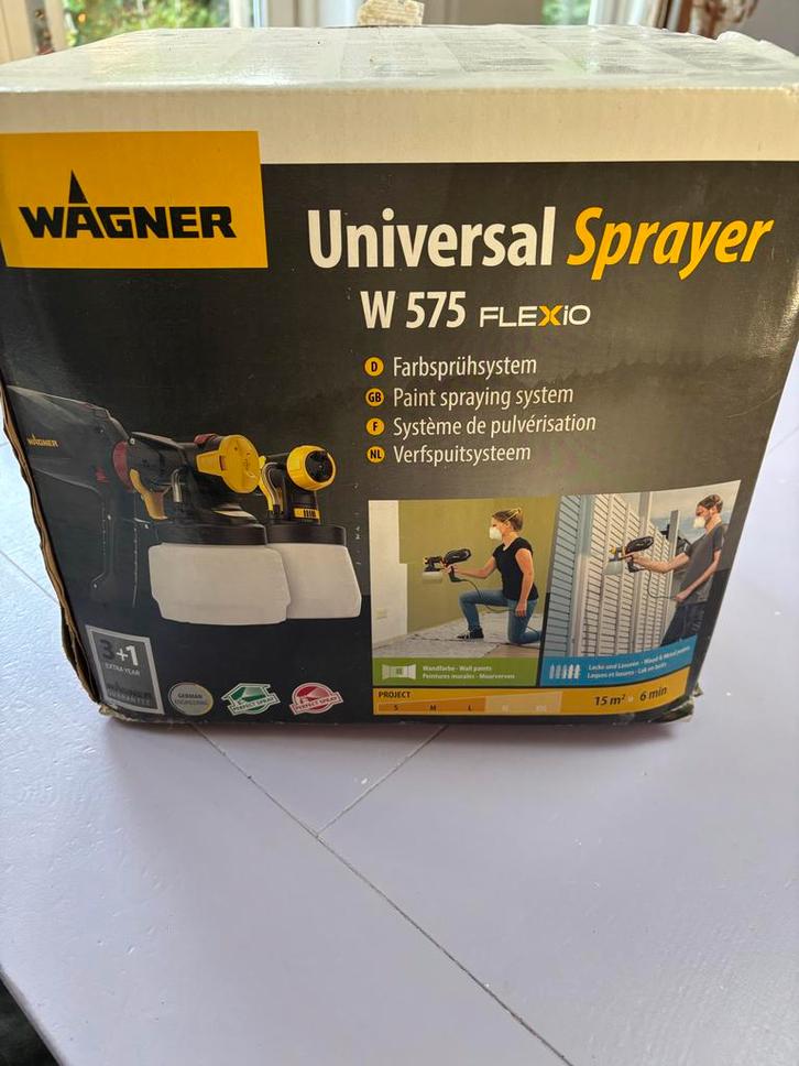 Wagner W 575 FLEXiO Verfspuitsysteem, Doe-het-zelf en Verbouw, Schildersmaterialen, Gebruikt, Verfspuit of Verfpomp, Ophalen