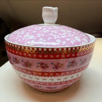 Pip Studio Floral Suikerpot Roze beschikbaar voor biedingen