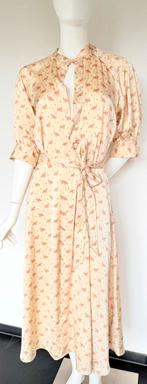 RALPH LAUREN SATIJNEN JURK, BEIGE, 36 (NEW €399) NIEUW💖💖💖, Beige, Nieuw, Ophalen of Verzenden, Maat 36 (S)