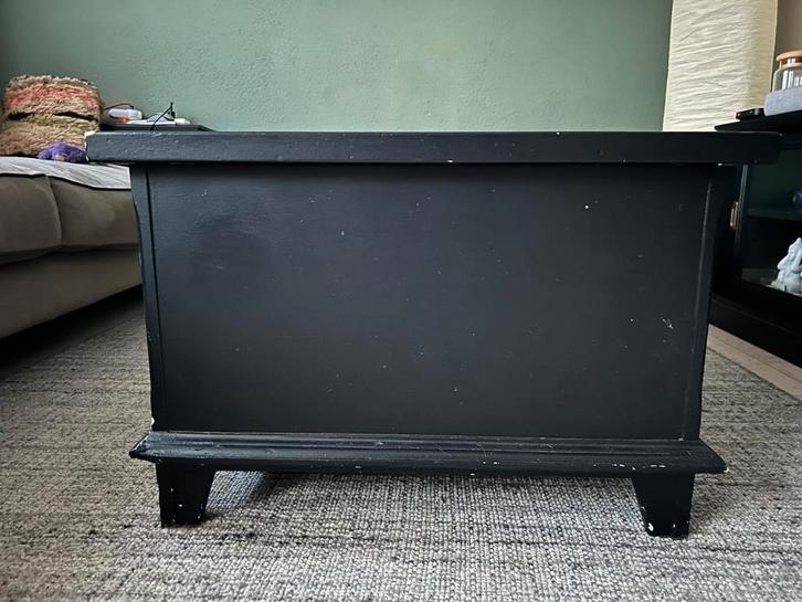 Stijlvolle Salontafel met Glazen Blad, Huis en Inrichting, Tafels | Salontafels, Gebruikt, Minder dan 50 cm, 50 tot 100 cm, 100 tot 150 cm