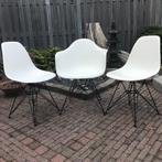 2  Vitra DSR Eames plastic chair design stoel wit, Huis en Inrichting, Stoelen, Ophalen, Gebruikt, Wit, Nvt