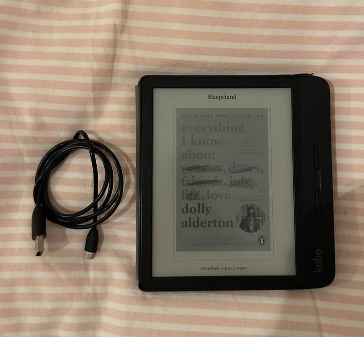 Kobo Libra H2O e-reader, Computers en Software, E-readers, Zo goed als nieuw, 7 inch, 8 GB, Ophalen of Verzenden