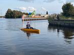 Viskayak trapkayak compleet met fluitermotor trailer ect, Watersport en Boten, Ophalen, Zo goed als nieuw, 1-persoons
