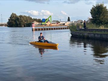 Viskayak trapkayak compleet met fluitermotor trailer ect beschikbaar voor biedingen