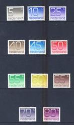 Nederland, Postfris Cijferserie 1976-2001 NVPH 1108-1118, Na 1940, Verzenden, Postfris