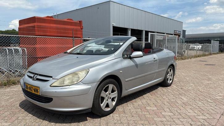 Peugeot 307 2.0 16V CC 2004 Grijs, Auto's, Peugeot, Airbags, Airconditioning, Boordcomputer, Centrale vergrendeling, Climate control