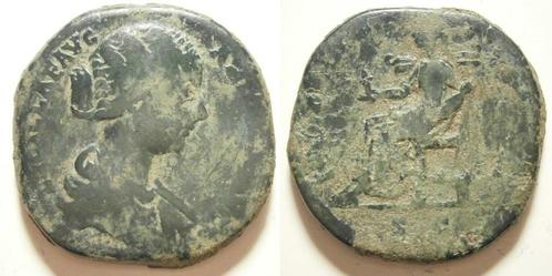 Romeinse munt Lucilla Sestertius - 166 AD - RIC 1747, Postzegels en Munten, Munten | Europa | Niet-Euromunten, Losse munt, Overige landen