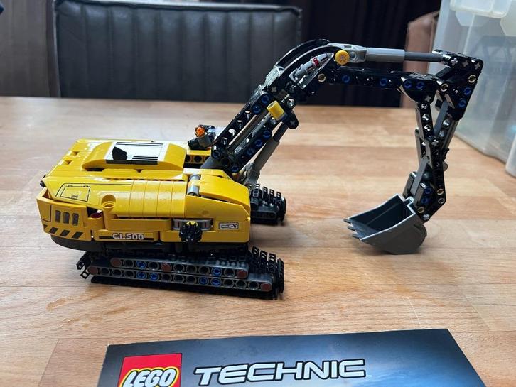 Technisch lego graafmachine, Kinderen en Baby's, Speelgoed | Duplo en Lego, Zo goed als nieuw, Lego, Complete set, Ophalen of Verzenden