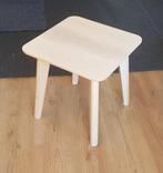 IKEA LISABO Tafeltje, essenfineer, 45x45 cm, Ophalen, Minder dan 50 cm, Tot twee personen, Minder dan 50 cm