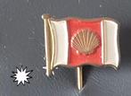 Speldje Shell vlag, Verzamelen, Speldjes, Pins en Buttons, Verzenden, Gebruikt, Overige onderwerpen