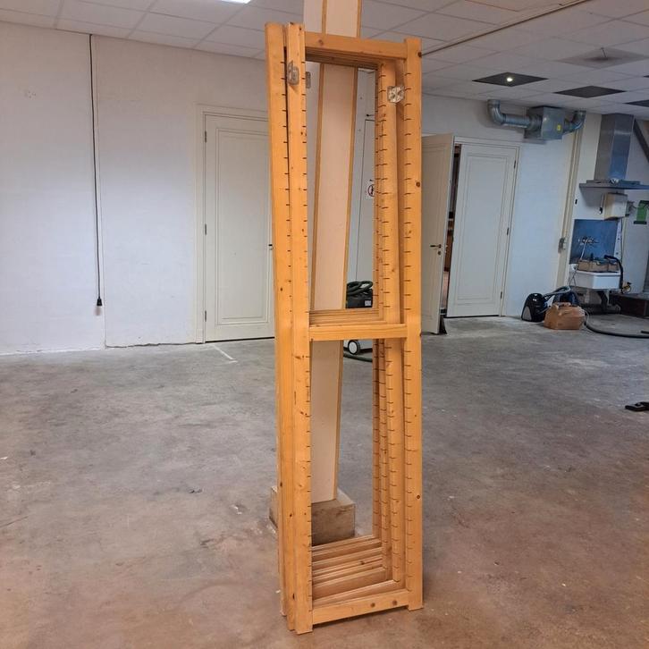 Grote Bruynzeel Stellingkast, Doe-het-zelf en Verbouw, Hout en Planken, Gebruikt, Plank, Overige houtsoorten, 300 cm of meer, 25 tot 50 mm