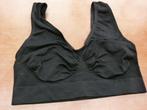 top zwart hesje, BH top elastisch, maat M 38 40, Verzenden, Zwart, BH