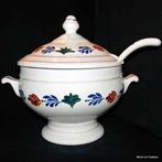 Boerenbont soepterrine met gesloten greep+lepel Boerenbond, Huis en Inrichting, Keuken | Servies, Gebruikt, Ophalen of Verzenden