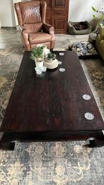 Teak opium tafel, Huis en Inrichting, Tafels | Salontafels, Ophalen, 200 cm of meer, 50 tot 100 cm, Zo goed als nieuw