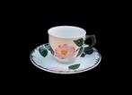 Villeroy & Boch (Wildrose) – Espressokop met schotel, Verzenden