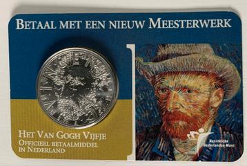 Coincard van Gogh Vijfje beschikbaar voor biedingen