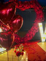 Backdrop hart, bloemenhart te huur, Ophalen of Verzenden, Nieuw, Valentijn of Romantisch
