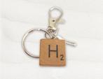 Dome’s Design: Scrabble Bag Charm/sleutelhanger (H – zilver), Ophalen of Verzenden, Nieuw, Merk