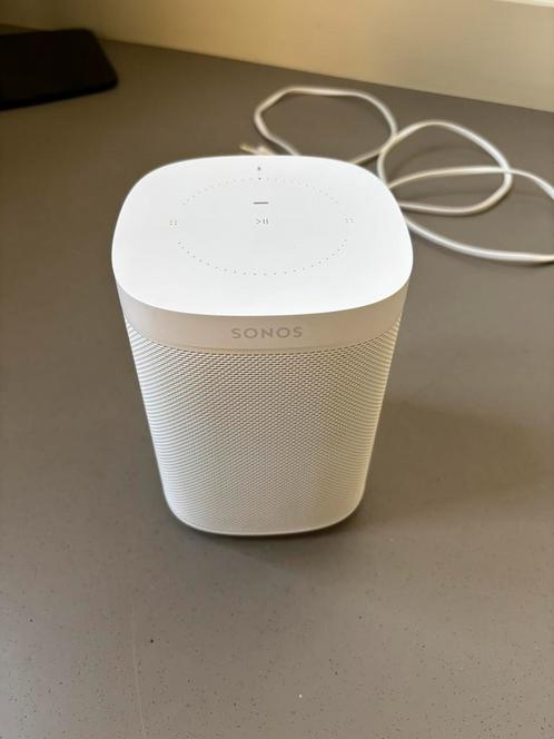 SONOS ONE - GEN 2 - WIT, Audio, Tv en Foto, Luidsprekers, Zo goed als nieuw, Front, Rear of Stereo speakers, Minder dan 60 watt