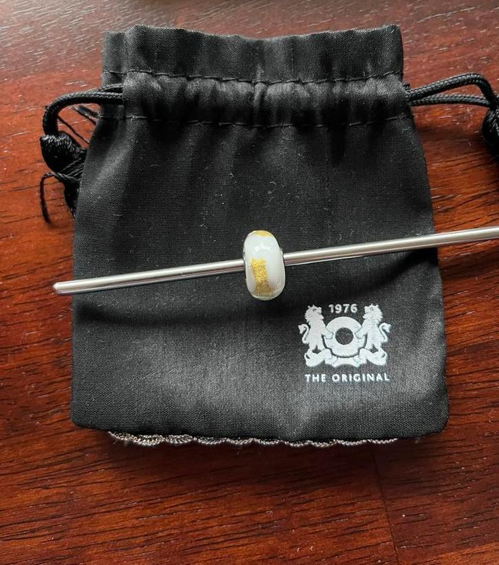 Trollbeads Chakra Bead wit, Ophalen of Verzenden, Zo goed als nieuw