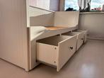 Uitschuifbaar IKEA bed - 1 of 2 persoons, Huis en Inrichting, Verstelbaar, Eenpersoons, Wit, Ophalen of Verzenden