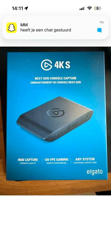 Elgato Game Capture 4K60 S+, Computers en Software, Capture cards, Nieuw, Ophalen of Verzenden