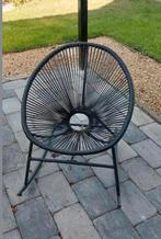Schommelstoel draadstoel, Ophalen, Zo goed als nieuw, Zwart, Eén