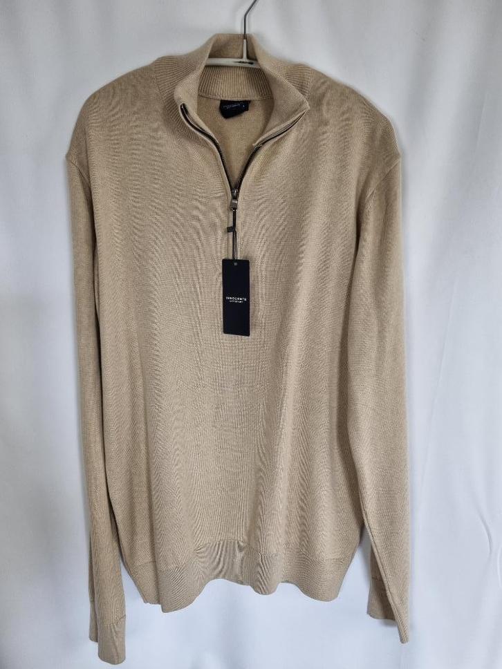 Heren trui merk Innocente maat L en XL nieuw, Kleding | Heren, Truien en Vesten, Nieuw, Maat 52/54 (L), Beige, Verzenden