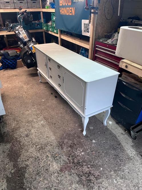 Antiek Dressoir, Huis en Inrichting, Kasten | Dressoirs, Gebruikt, 150 tot 200 cm, 25 tot 50 cm, Met lade(s), Overige houtsoorten