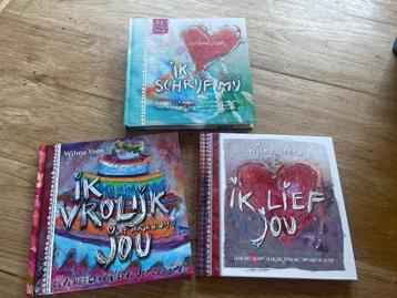 Set 3 boeken Wilma Veen Ik Schrijf Mij Ik lief Vrolijk Jou beschikbaar voor biedingen