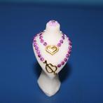 sieradenhouder met sieraden . lila  ., Verzenden, Poppenhuis