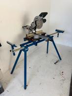 Metabo KGS 216 M afkortzaag + Hyundai onderstel, Ophalen of Verzenden, Zo goed als nieuw, Afkortzaag, 30 tot 70 mm