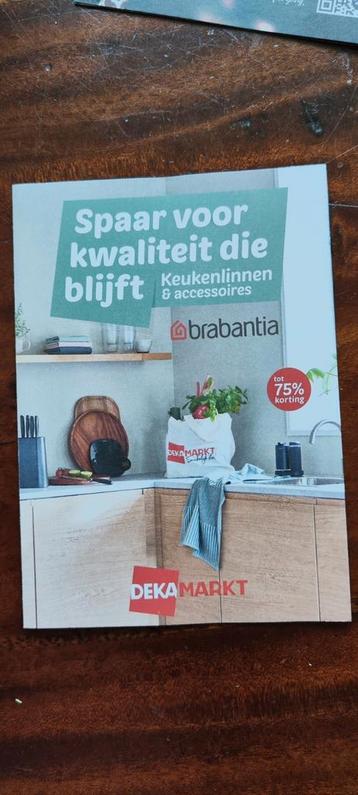 Deka spaarkaarten voor korting op Brabantia keukenaccessoire beschikbaar voor biedingen
