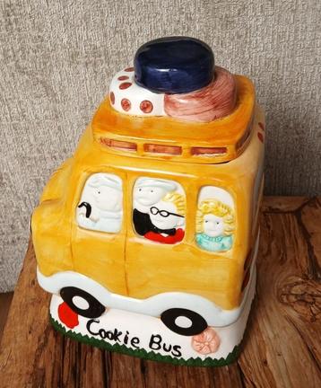 Vintage koekjes pot Schoolbus Cookie jar beschikbaar voor biedingen