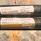 2 Rollen Architects Paper behang - zwart goud, Huis en Inrichting, Stoffering | Behang, Ophalen of Verzenden, 10 tot 25 m², Zwart
