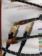 Oehlbach USB Primus B - High End HPOCC Kabel - 2 Meter, Audio, Tv en Foto, Audiokabels en Televisiekabels, Ophalen of Verzenden