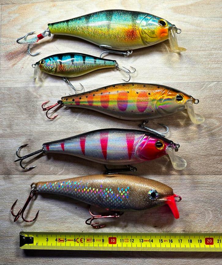 5x kunstaas : BIFA / River2Sea / Rapala, Watersport en Boten, Hengelsport | Roofvissen, Zo goed als nieuw, Overige typen, Ophalen of Verzenden