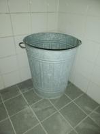 Gegalvaniseerde emmer met handvat, Ophalen of Verzenden, Gebruikt, IJzer, Met handgreep
