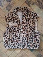 Bodywarmer panterprint zgan een maat, Verzenden, Zo goed als nieuw, Bruin