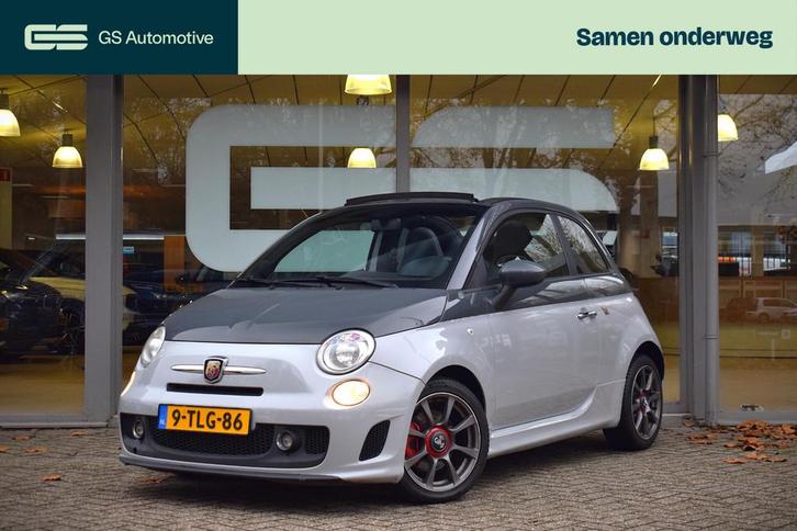 Fiat 500 C 1.4-16V Abarth Elaborazione uitlaat|Leder|Clima, Auto's, Fiat, Bedrijf, Te koop, 500C, ABS, Airbags, Airconditioning