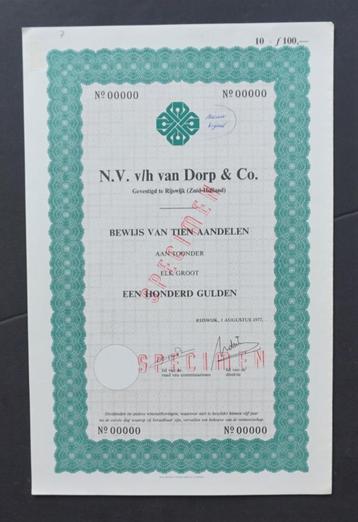 v/h van Dorp & Co. (kantoorartikelen) - Rijswijk 1977 beschikbaar voor biedingen